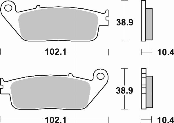 Brembo 07096XS - Тормозные колодки, дисковые, комплект abcparts.ee