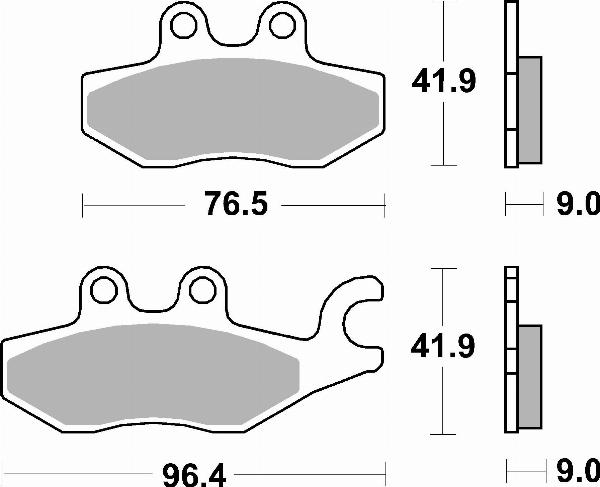 Brembo 07060 - Тормозные колодки, дисковые, комплект abcparts.ee
