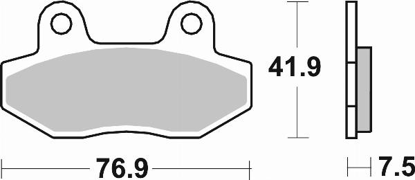 Brembo 07GR12SP - Тормозные колодки, дисковые, комплект abcparts.ee