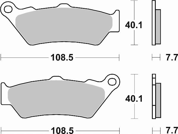 Brembo 07BB03SA - Тормозные колодки, дисковые, комплект abcparts.ee