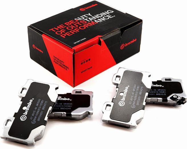 Brembo 07.B315.40 - Комплект высокоэффективных тормозных колодок abcparts.ee