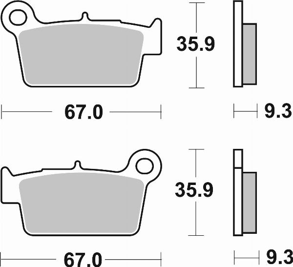 Brembo 07YA41SD - Тормозные колодки, дисковые, комплект abcparts.ee