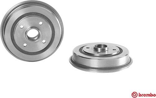 Brembo 14.3309.10 - Тормозной барабан abcparts.ee