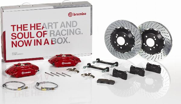 Brembo 2C1.6007A_ - Комплект экономичных тормозов abcparts.ee