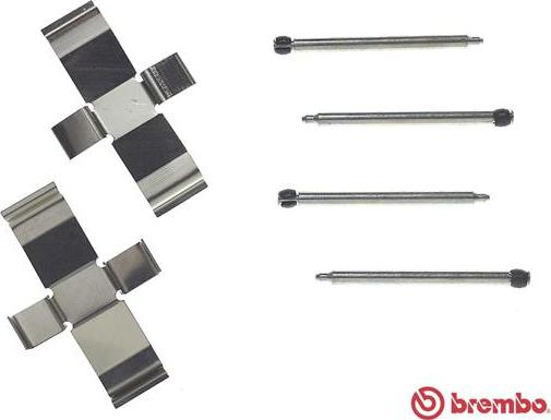 Brembo A 02 321 - Комплектующие для колодок дискового тормоза abcparts.ee