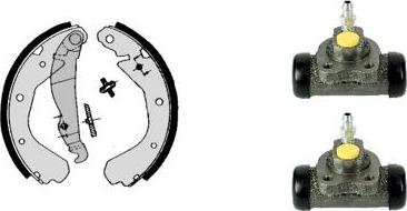 Brembo H 59 017 - Комплект тормозных колодок, барабанные abcparts.ee