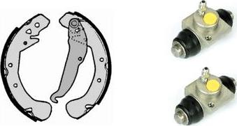 Brembo H 59 038 - Комплект тормозных колодок, барабанные abcparts.ee