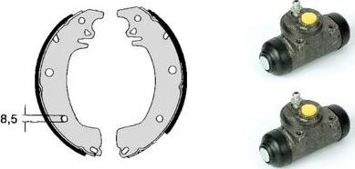 Brembo H 68 020 - Комплект тормозных колодок, барабанные abcparts.ee