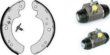 Brembo H 24 022 - Комплект тормозных колодок, барабанные abcparts.ee