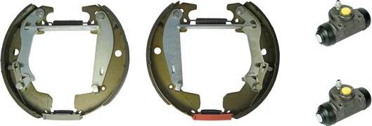 Brembo K 68 020 - Комплект тормозных колодок, барабанные abcparts.ee