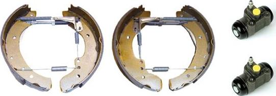 Brembo K 68 021 - Комплект тормозных колодок, барабанные abcparts.ee