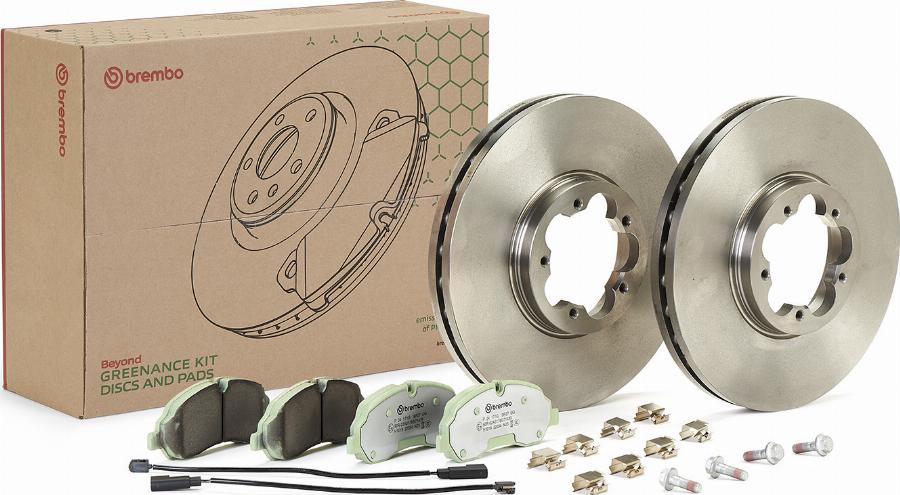 Brembo KT 10 059 - Дисковый тормозной механизм, комплект abcparts.ee