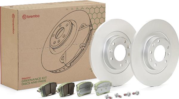 Brembo KT 10 050 - Дисковый тормозной механизм, комплект abcparts.ee