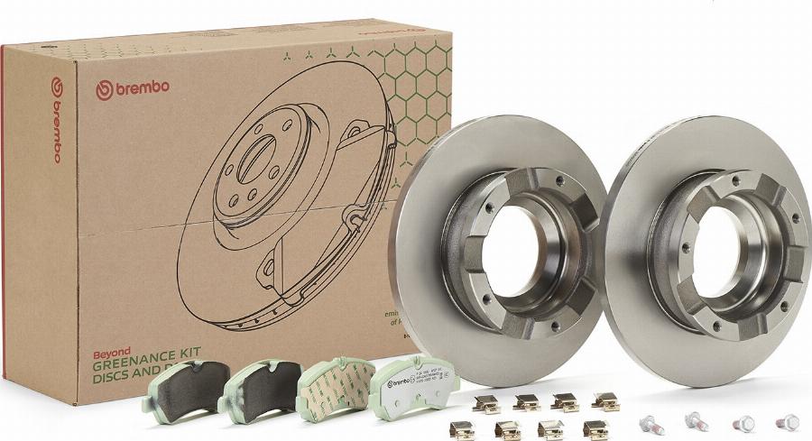 Brembo KT 10 060 - Дисковый тормозной механизм, комплект abcparts.ee