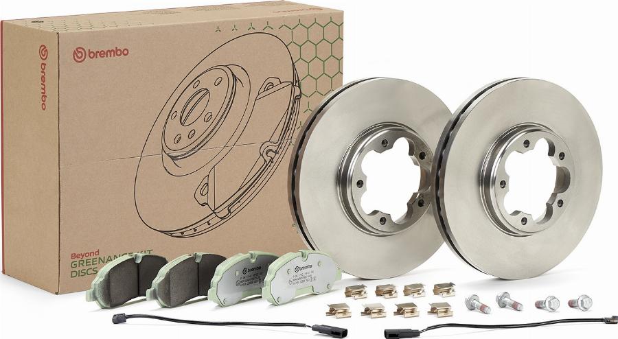 Brembo KT 10 062 - Дисковый тормозной механизм, комплект abcparts.ee