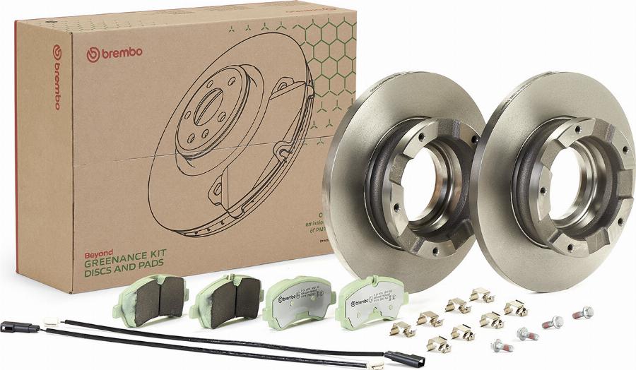Brembo KT 10 014 - Дисковый тормозной механизм, комплект abcparts.ee