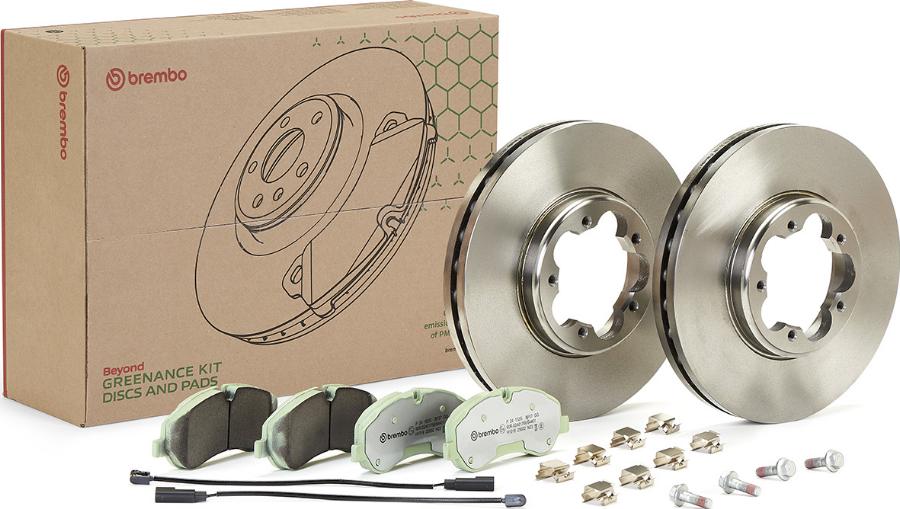 Brembo KT 10 010 - Дисковый тормозной механизм, комплект abcparts.ee