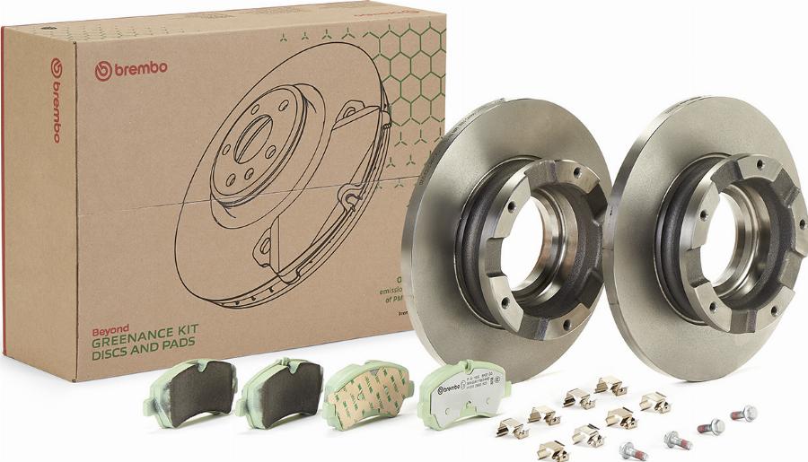 Brembo KT 10 013 - Дисковый тормозной механизм, комплект abcparts.ee