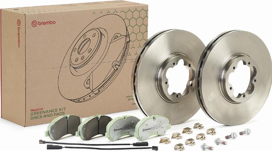 Brembo KT 10 012 - Дисковый тормозной механизм, комплект abcparts.ee