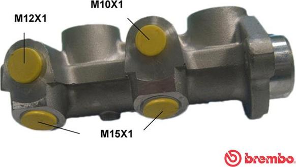 Brembo M 59 049 - Главный тормозной цилиндр abcparts.ee