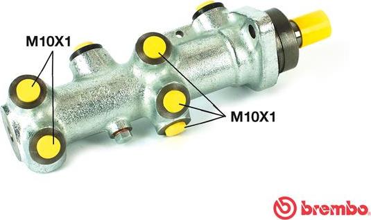 Brembo M 61 006 - Главный тормозной цилиндр abcparts.ee