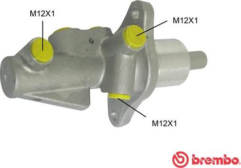 Brembo M 06 026 - Главный тормозной цилиндр abcparts.ee
