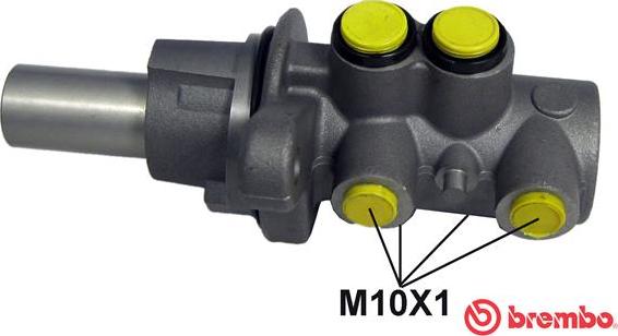 Brembo M 23 129 - Главный тормозной цилиндр abcparts.ee