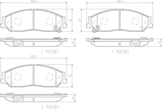 Brembo P99018N - Тормозные колодки, дисковые, комплект abcparts.ee