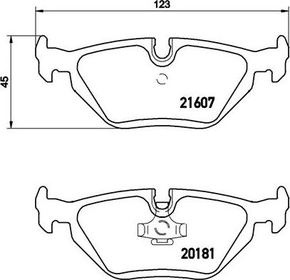 Brembo P 06 013 - Тормозные колодки, дисковые, комплект abcparts.ee
