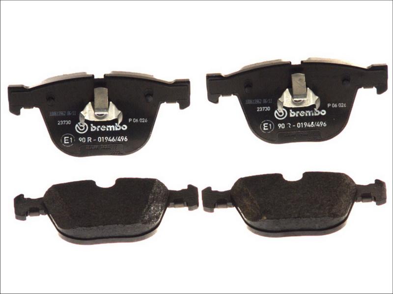 Brembo P 06 026 - Тормозные колодки, дисковые, комплект abcparts.ee