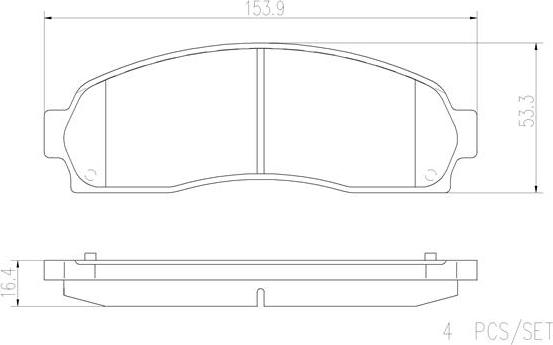 Brembo P24081N - Тормозные колодки, дисковые, комплект abcparts.ee