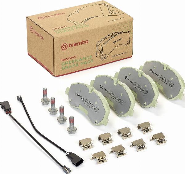 Brembo P 24 152G - Тормозные колодки, дисковые, комплект abcparts.ee