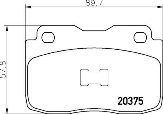 Brembo P 23 025 - Тормозные колодки, дисковые, комплект abcparts.ee