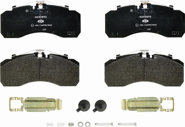 Brembo P B4 801S - Тормозные колодки, дисковые, комплект abcparts.ee