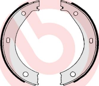 Brembo S 06 503 - Комплект тормозов, ручник, парковка abcparts.ee