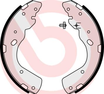 Brembo S 23 576 - Piduriklotside komplekt abcparts.ee