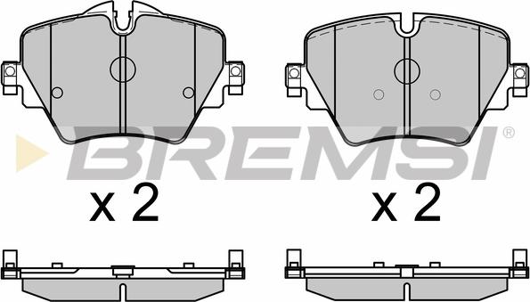 Bremsi BP3643CE - Тормозные колодки, дисковые, комплект abcparts.ee