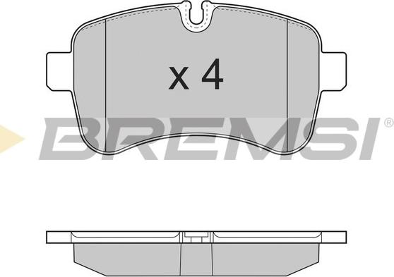 Bremsi BP3315 - Тормозные колодки, дисковые, комплект abcparts.ee