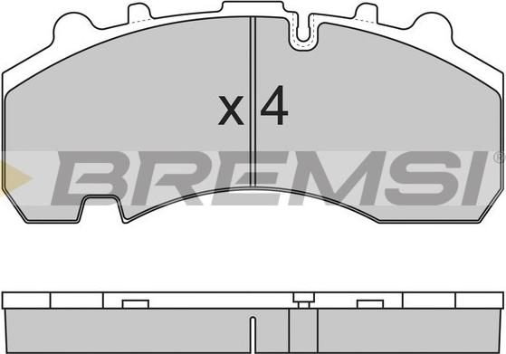 Bremsi BP7314 - Тормозные колодки, дисковые, комплект abcparts.ee