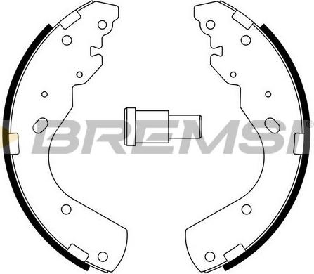 Bremsi GF0797 - Piduriklotside komplekt abcparts.ee