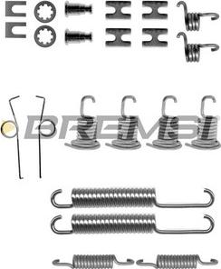 Bremsi SK0702R - Комплектующие, барабанный тормозной механизм abcparts.ee