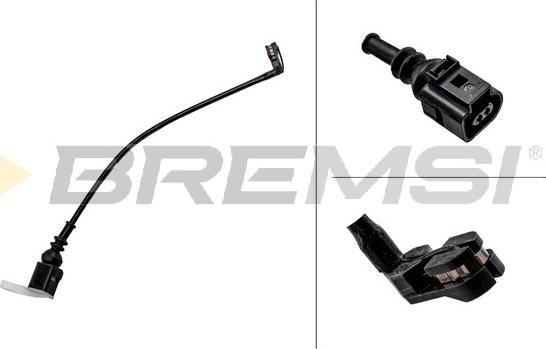 Bremsi WI0411 - Сигнализатор, износ тормозных колодок abcparts.ee