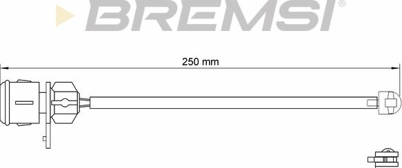 Bremsi WI0574 - Сигнализатор, износ тормозных колодок abcparts.ee