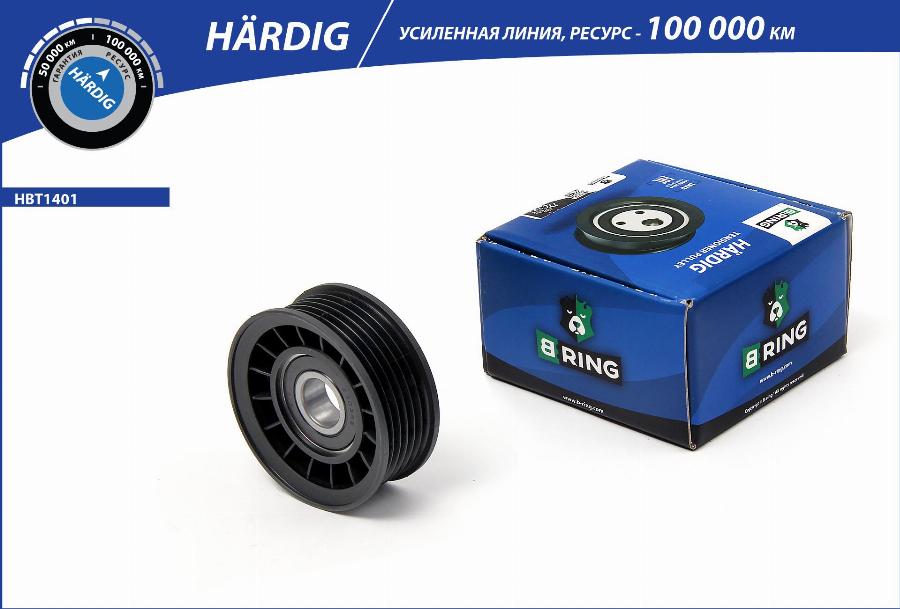 B-RING HBT1401 - Натяжитель, поликлиновый ремень abcparts.ee