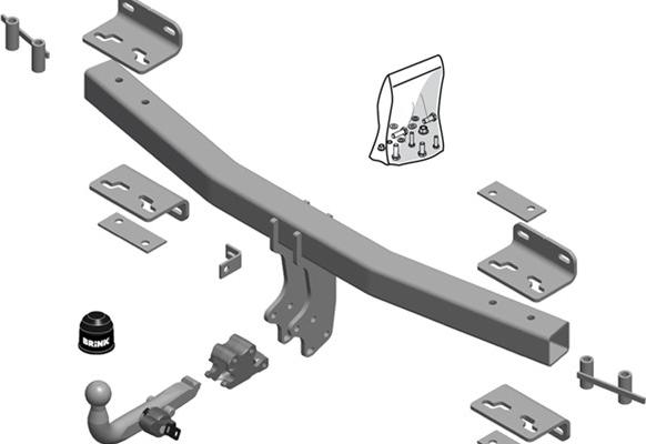 Brink 606400 - Прицепное устройство, фаркоп abcparts.ee