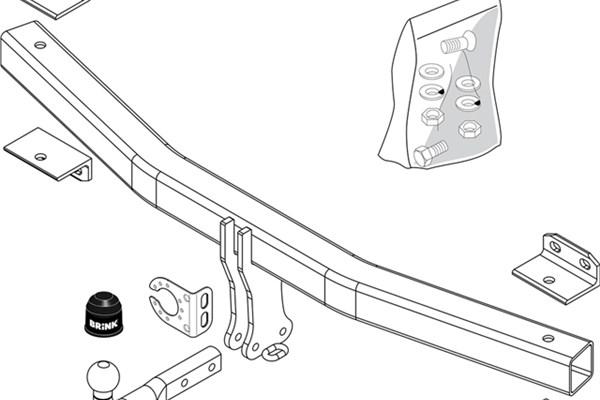 Brink 359000 - Прицепное устройство, фаркоп abcparts.ee