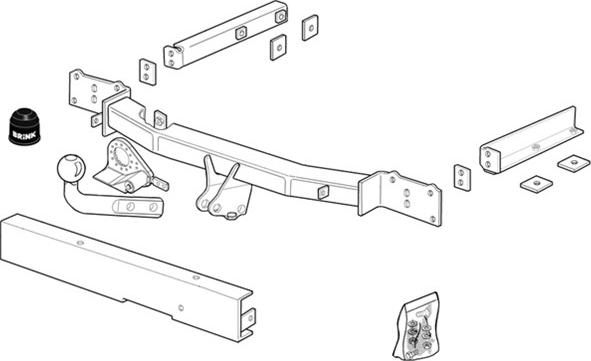 Brink 352600 - Прицепное устройство, фаркоп abcparts.ee