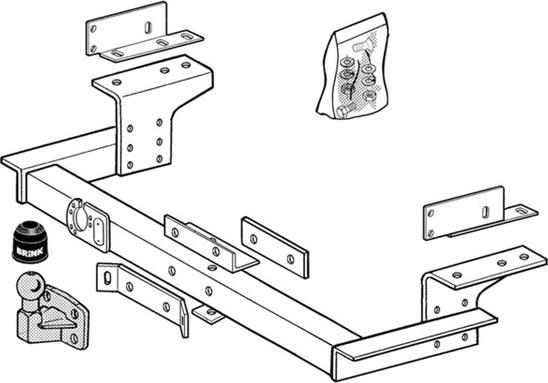 Brink 303600 - Прицепное устройство, фаркоп abcparts.ee