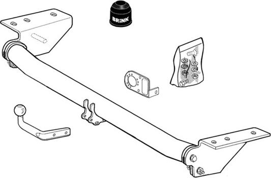 Brink 334100 - Прицепное устройство, фаркоп abcparts.ee