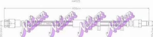 Brovex-Nelson H4015 - Тормозной шланг abcparts.ee